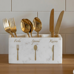 Marble Cutlery Holder