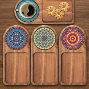 Brew & Bites Boardset of 4 Pieces