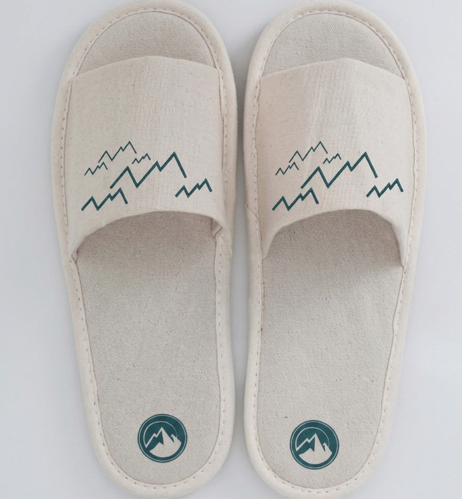 Biodegradable room slippers