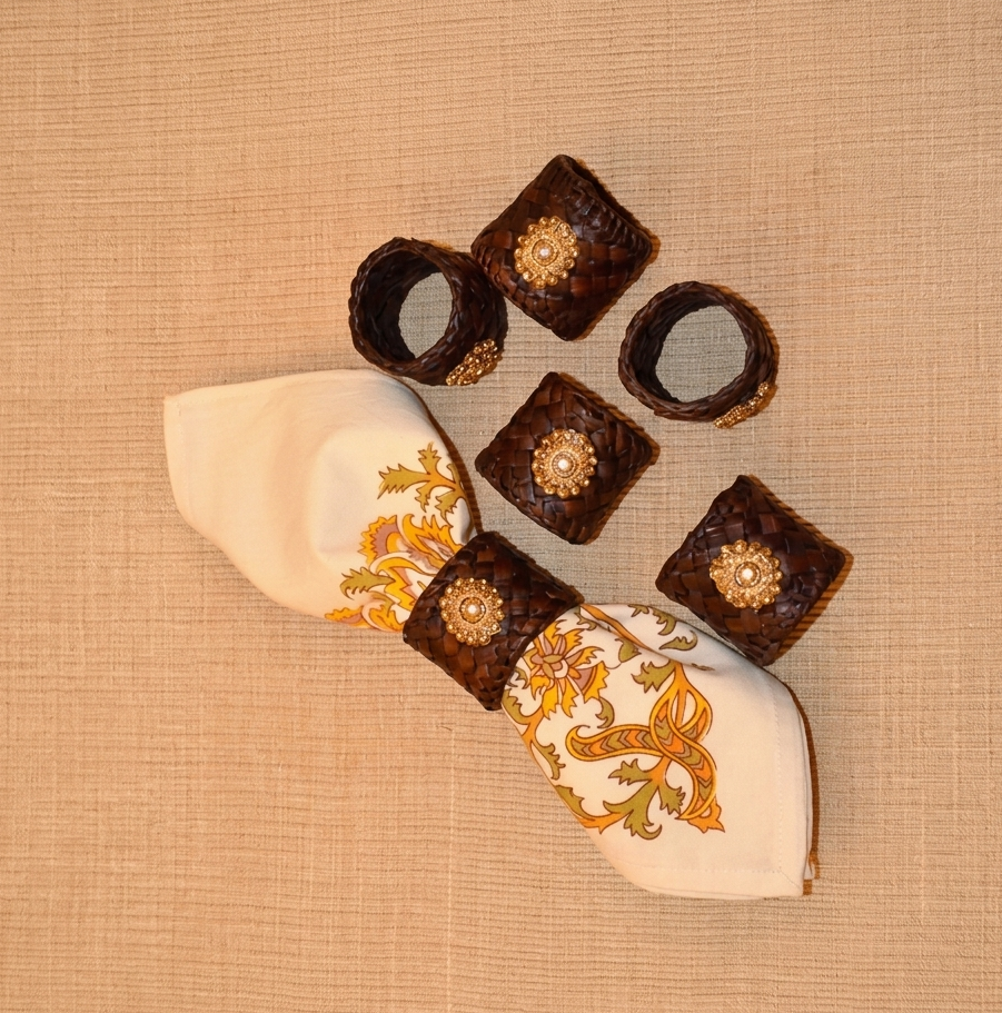 screw-pine-napkin-rings-brown-set-of-6